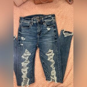 Next level stretch American Eagle-stretchy size 4 could fit size 6/8medium wash